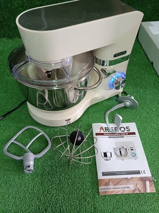 Arebos Batidora Amasadora Multifunción 1500W Crema