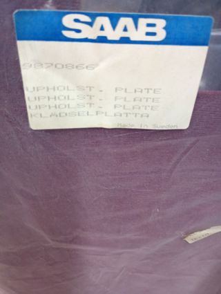 Placa tapicería SAAB 9870866
