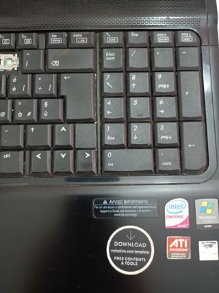 HP Compaq 6830s portatile 17" Core 2 Duo No Test