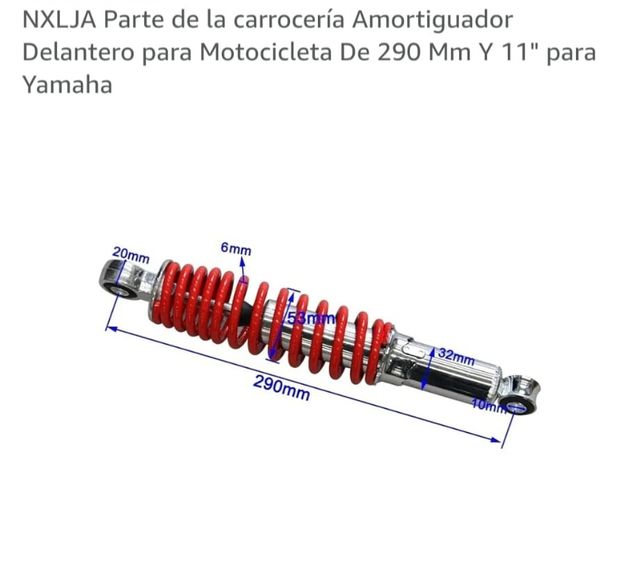 Amortiguador Yamaha Delantero 290mm