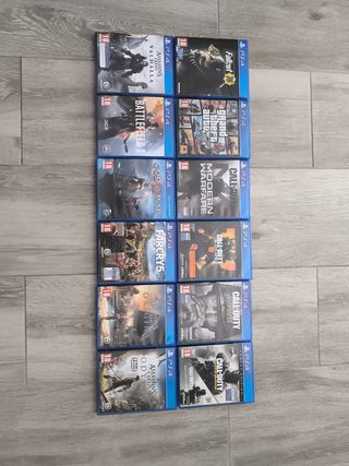 Lote 12 Juegos PS4: Assasin's Creed, Call of Duty,