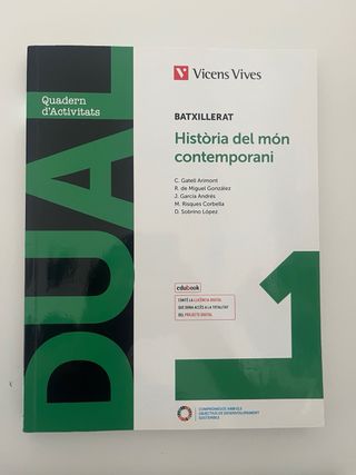 Llibres historia del mon contemporani vicens vives