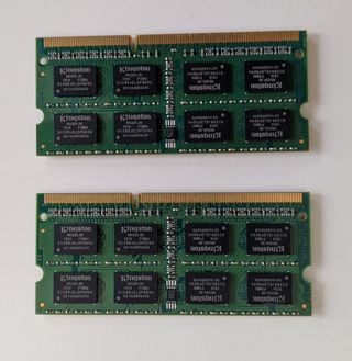 2 Módulos Memoria RAM Kingston 2GB DDR3