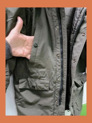 Parka Carhartt acolchada verde M