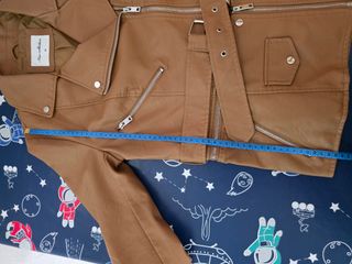 Cazadora efecto piel camel Talla M