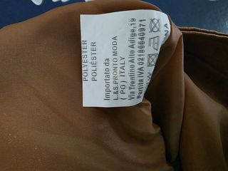 Cazadora efecto piel camel Talla M
