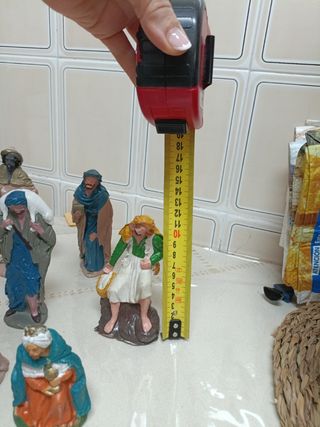 Rebajado!! lote figuras Belén Goma Vintage