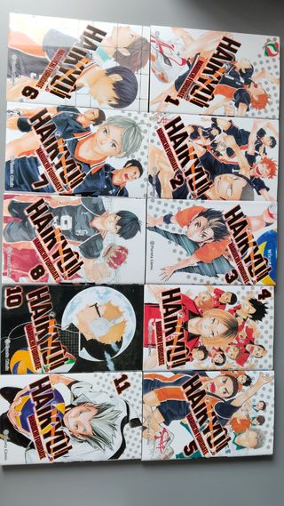 Manga Haikyû!! 03-11 (menos el 9)