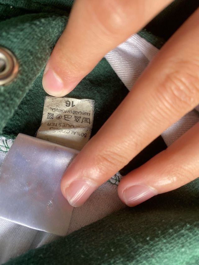 Sudadera Adidas Verde Talla 16, original