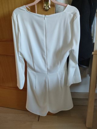 Mono Zara Blanco XS Nuevo con etiqueta