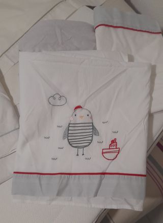 DOS Juegos Sábanas MINICUNA + una funda de colchón
