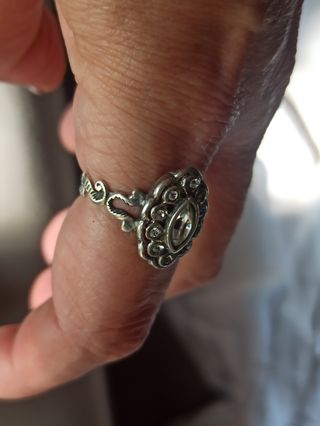 Anillo antiguo plata 