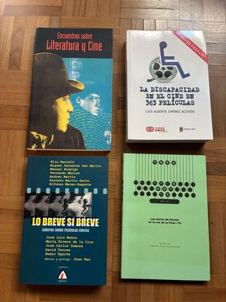 Lote de 4 libros de cine.