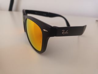 Gafas Ray-Ban Plegables Negro Naranja