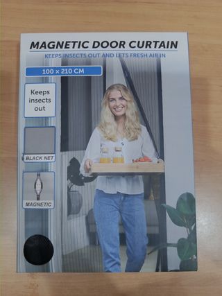 Cortinas Magnéticas Puerta Mosquitera 100x210cm 