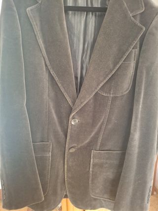 Americana Zara Marrón Terciopelo