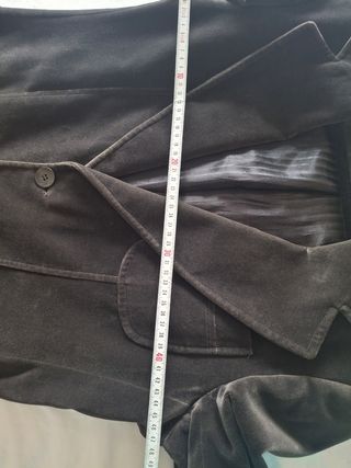 Americana Zara Marrón Terciopelo