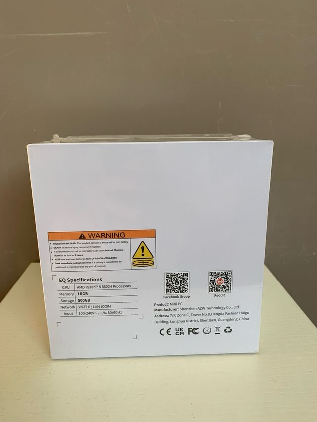 Beelink Mini PC AMD, Ryzen 5 6600U