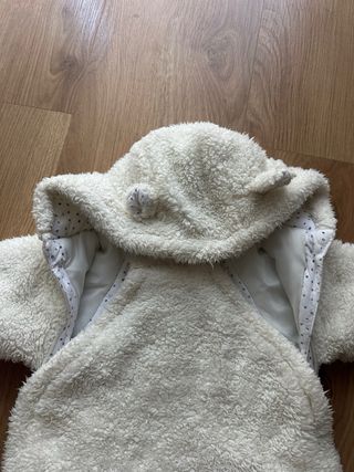Saco invierno bebé peluche