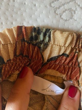 Pantaloni fantasia dorati