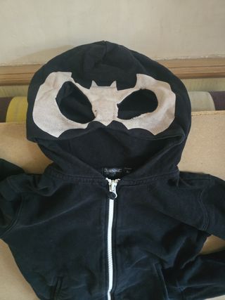 Sudadera Batman con capucha Talla 6 años