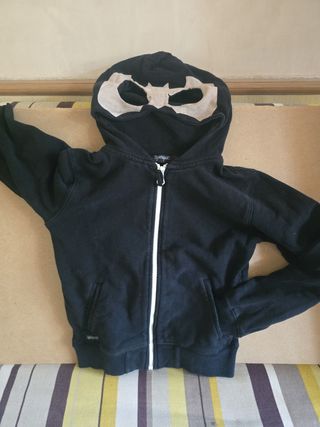 Sudadera Batman con capucha Talla 6 años