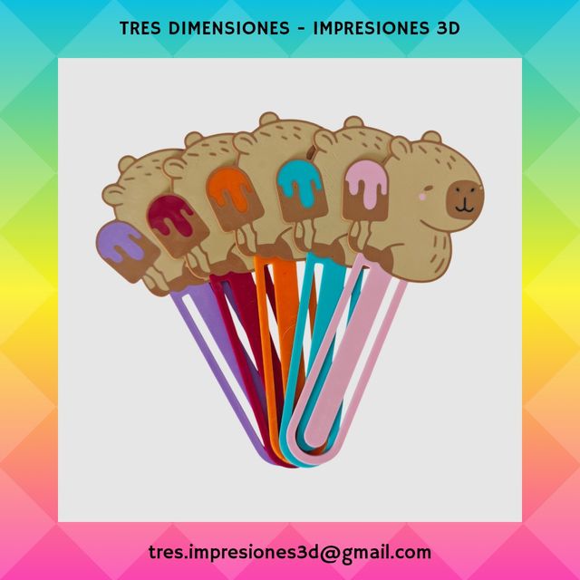 Marcapáginas capibara