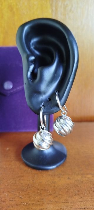Pendientes de plata de ley de Aristocrazy 