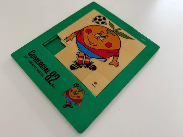 Puzzle Naranjito 1982 Vintage