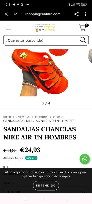 Chanclas Nike Ultra Celso Thong Talla 45