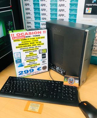 Lenovo i7 Torre SSD 500GB 16GB RAM