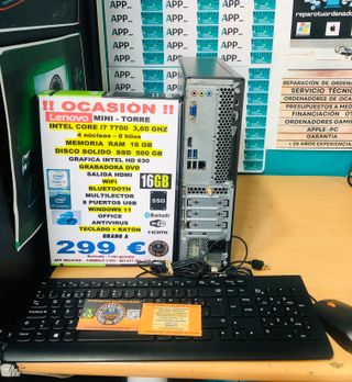 Lenovo i7 Torre SSD 500GB 16GB RAM