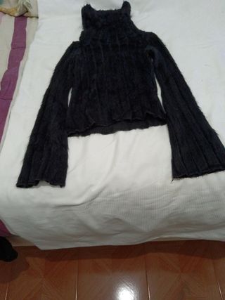 Jersey negro de pelo 