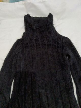 Jersey negro de pelo 