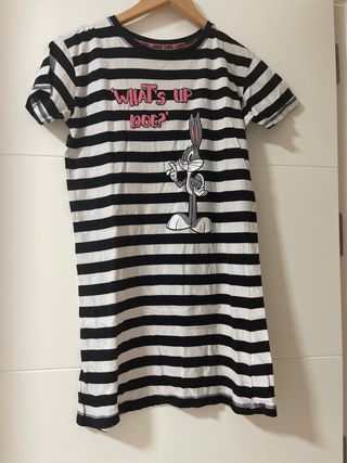 Camisón Bugs Bunny Rayas