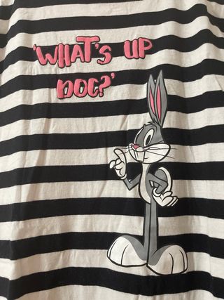 Camisón Bugs Bunny Rayas
