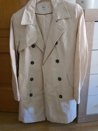 Gabardina ONLY Beige Talla M
