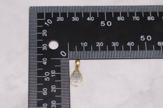 COLGANTE INDALO BICOLOR, ORO 18K/0.6g