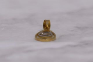 COLGANTE INDALO BICOLOR, ORO 18K/0.6g