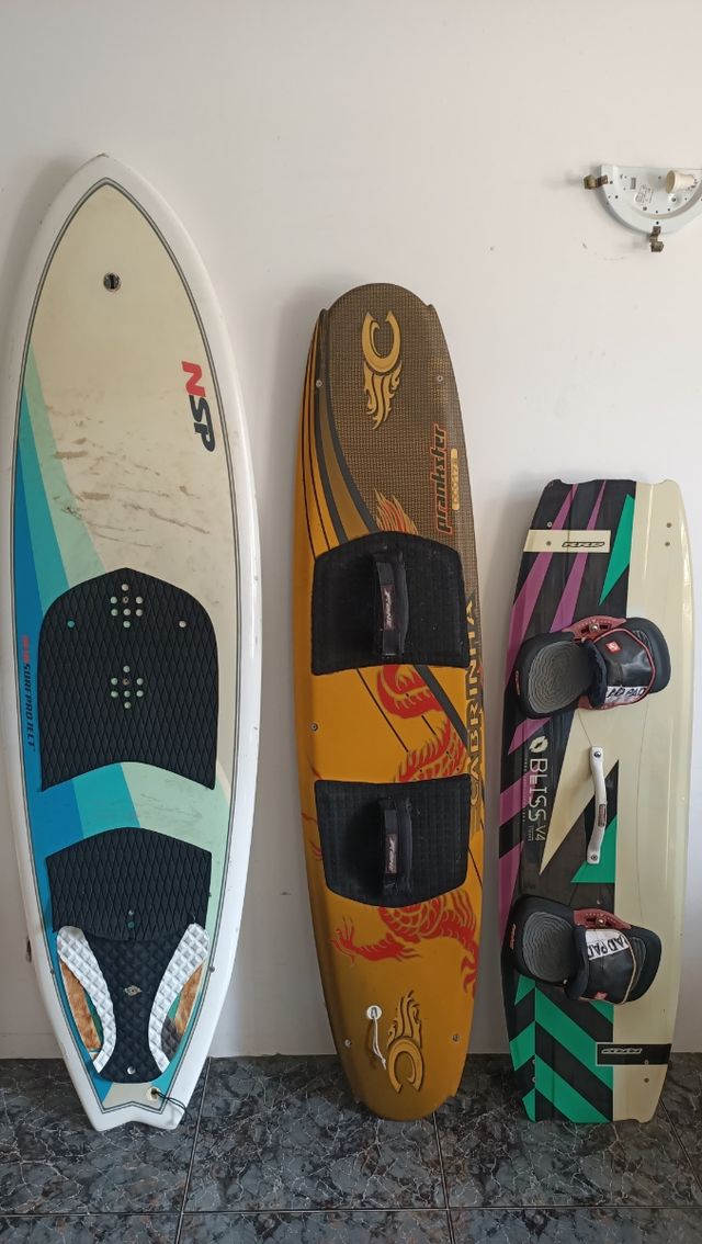 Kitesurf RRD VISION 13,5 M y f-One BANDIT 8M