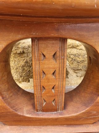 Par de taburetes africanos Ashanti