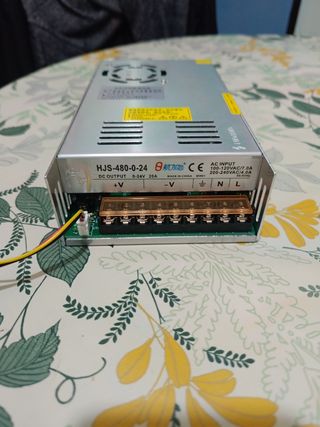 Fuente Alimentación HJS 480-0-24 24V 20A