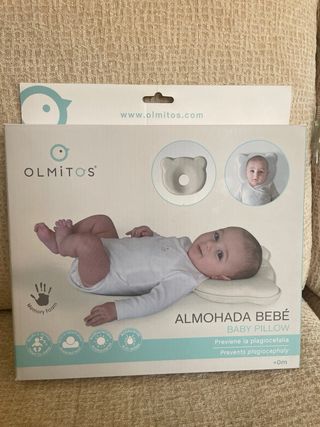 Almohada bebé Olmitos antiplagiocefalia. Nueva