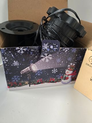 Proyector Copos Nieve Navideño