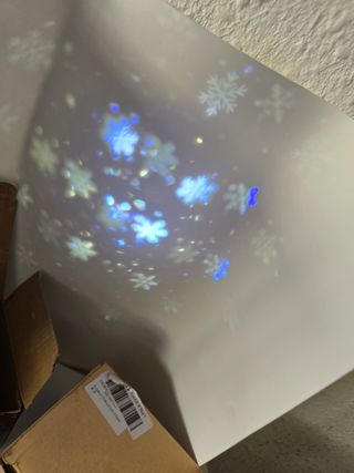 Proyector Copos Nieve Navideño