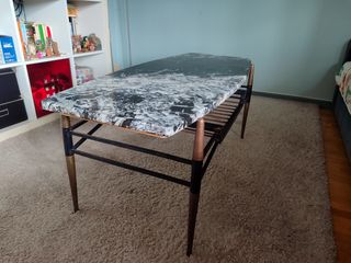 Mesa centro mármol vintage
