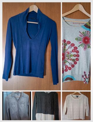 Lote de camisetas talla S 