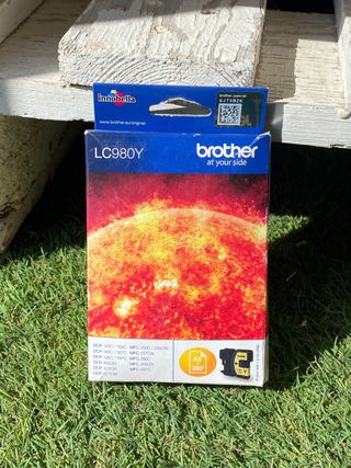 Cartucho de tinta original Brother LC980Y Amarillo