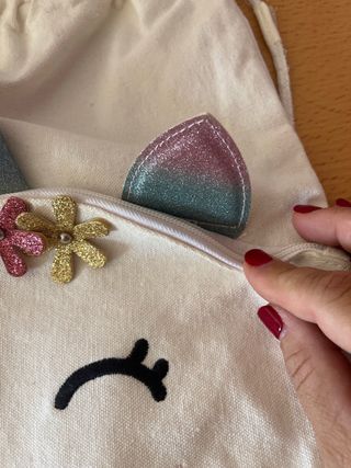Bolso tote unicornio blanco