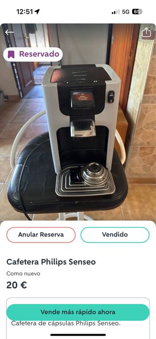 Cafetera Philips Senseo Como Nuevo